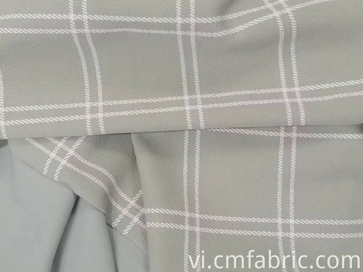 KNITTED polyester spadex twill printed fabric